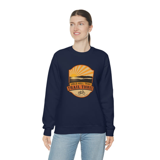 Gold Hill Trail (Trail 3) - Sandpoint, Idaho Unisex Heavy Blend Crewneck Sweatshirt