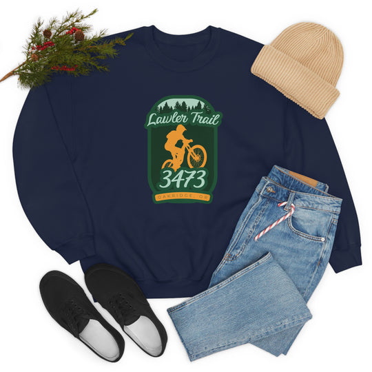 Lawler Trail #3473 - Oakridge, Oregon Unisex Heavy Blend Crewneck Sweatshirt