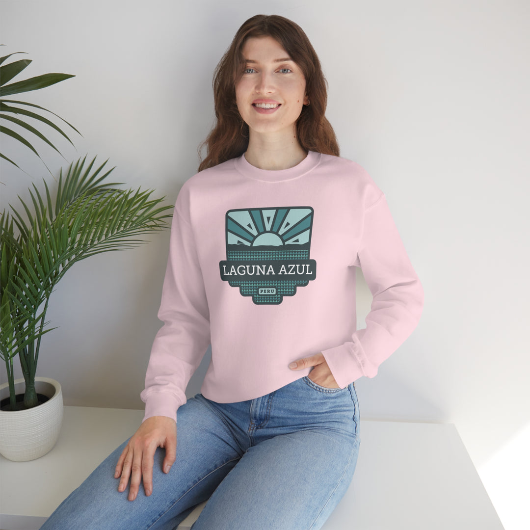 Laguna Azul - Peru Unisex Heavy Blend Crewneck Sweatshirt