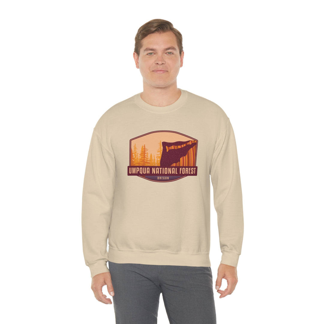 Umpqua National Forest - Oregon Unisex Heavy Blend Crewneck Sweatshirt