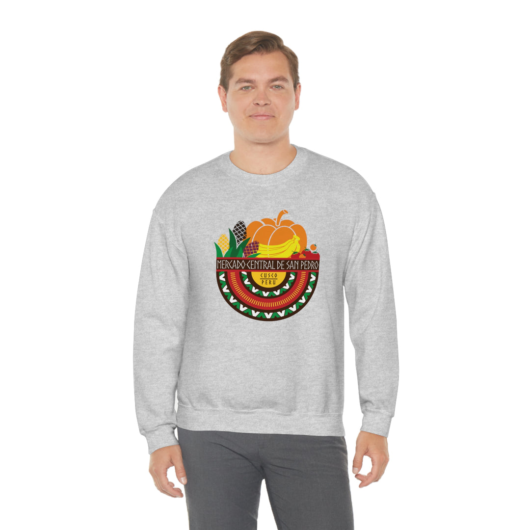 Mercado Central de San Pedro - Cusco, Peru Unisex Heavy Blend Crewneck Sweatshirt