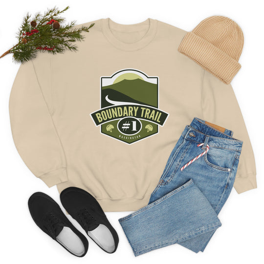 Boundary Trail #1 - Washington Unisex Heavy Blend Crewneck Sweatshirt