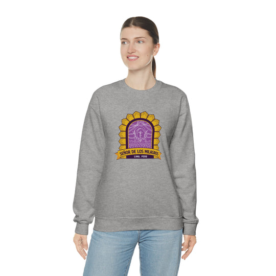 Senor de los Milagros - Lima, Peru Unisex Heavy Blend Crewneck Sweatshirt