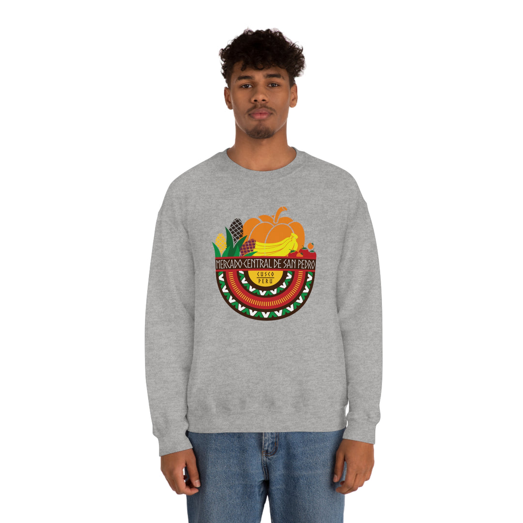 Mercado Central de San Pedro - Cusco, Peru Unisex Heavy Blend Crewneck Sweatshirt