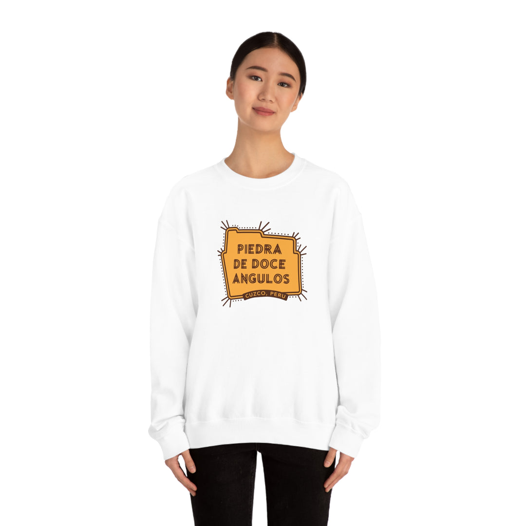 Piedra de doce angulos - Cuzco, Peru Unisex Heavy Blend Crewneck Sweatshirt