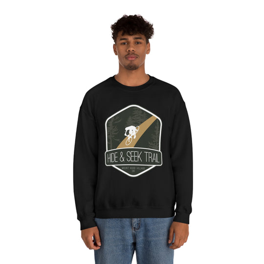 Hide and Seek Trail - Mount Hood Village, Oregon Unisex Heavy Blend Crewneck Sweatshirt