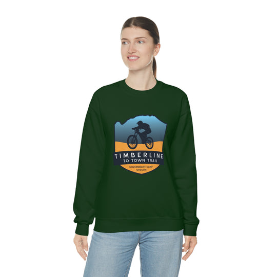 Timberline to Town Trail - Government Camp, Oregon Unisex Heavy Blend Crewneck Sweatshirt