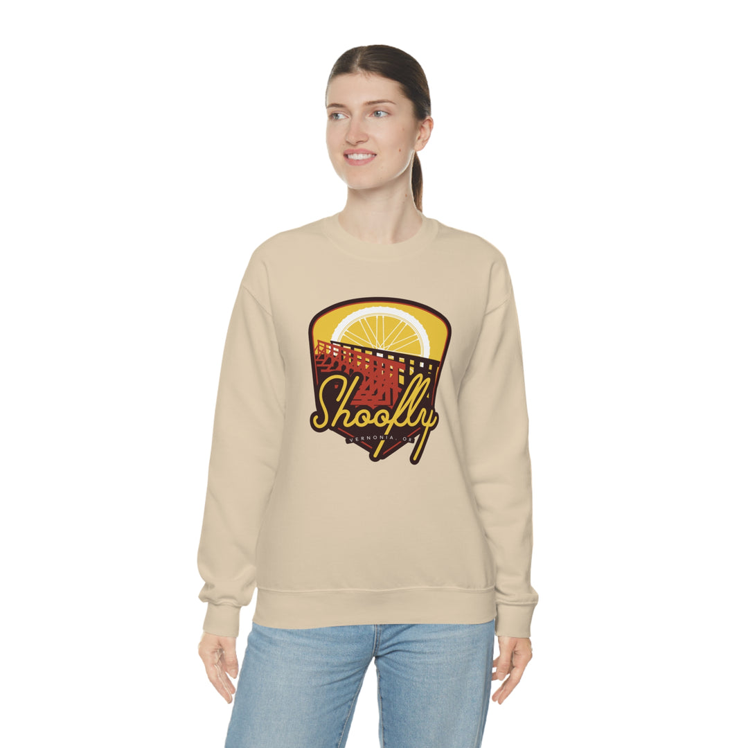 Shoofly - Vernonia, Oregon Unisex Heavy Blend Crewneck Sweatshirt