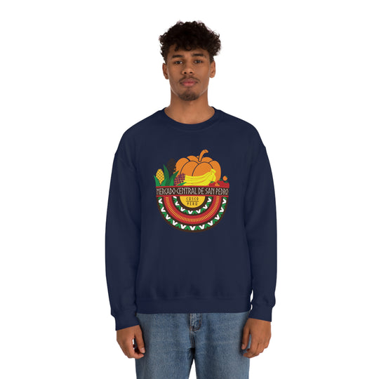 Mercado Central de San Pedro - Cusco, Peru Unisex Heavy Blend Crewneck Sweatshirt