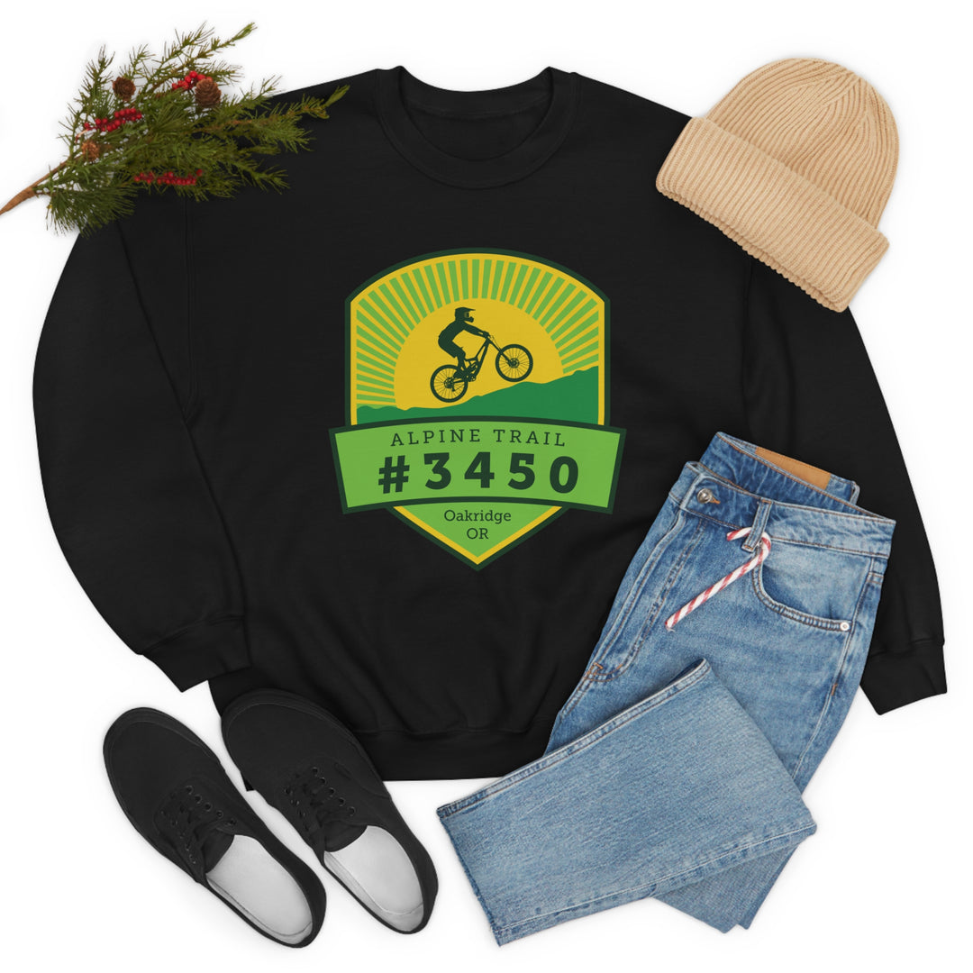 Alpine Trail #3450 - Oakridge, Oregon Unisex Heavy Blend Crewneck Sweatshirt