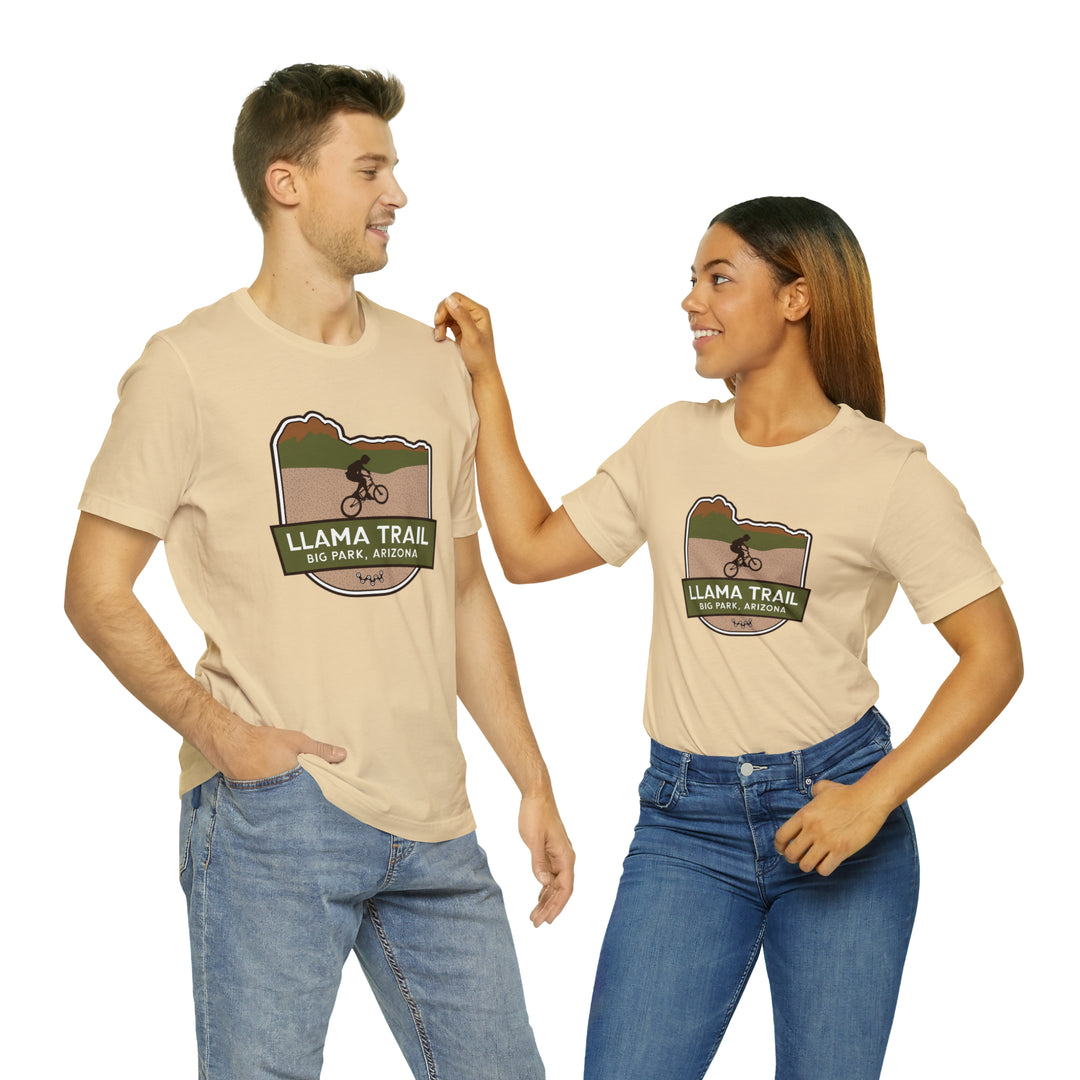 Llama Trail - Big Park, Arizona Unisex T-Shirt