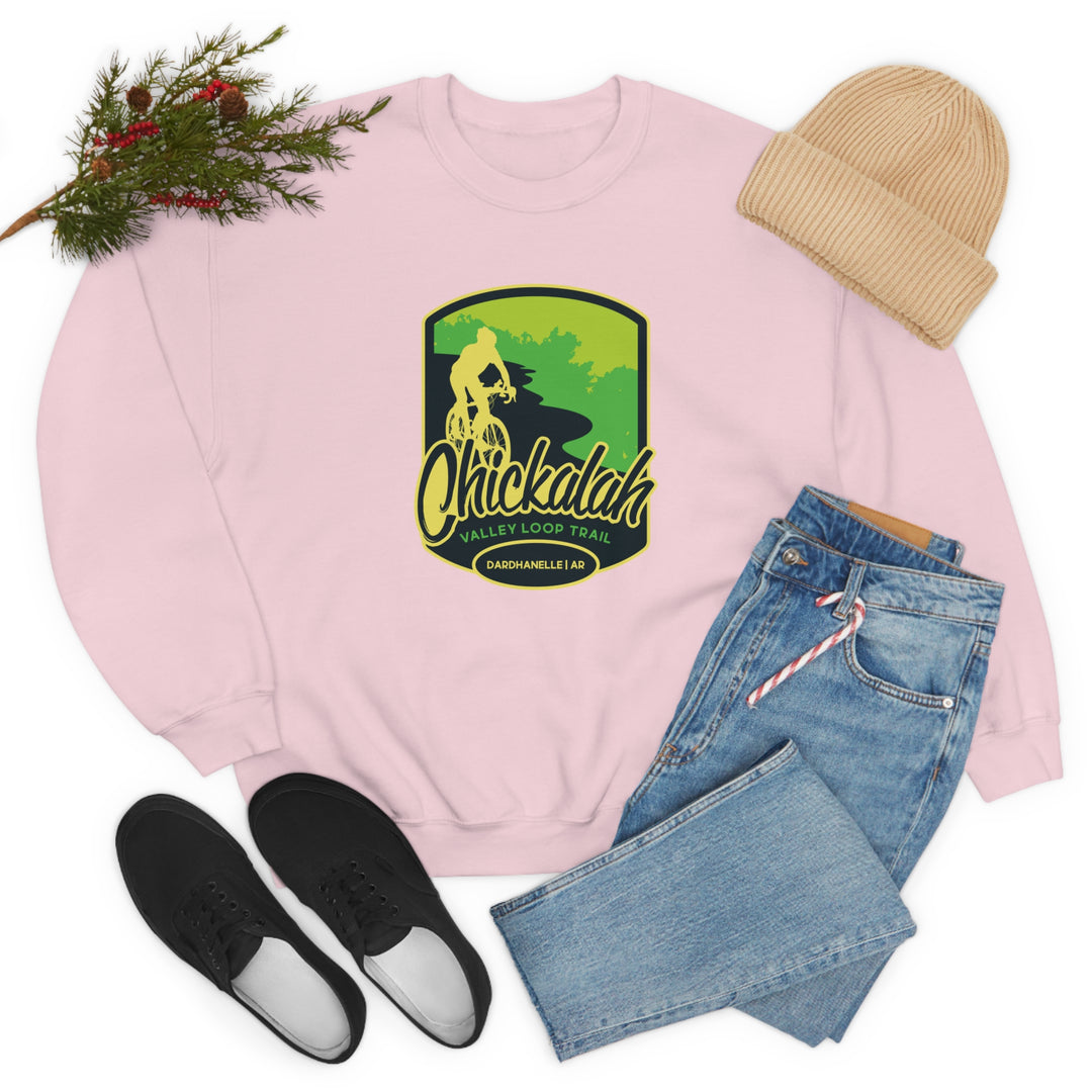 Chickalah Valley Loop Trail - Dardanelle, Arkansas Unisex Heavy Blend Crewneck Sweatshirt