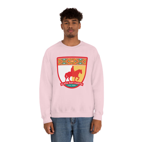 Plaza San Martín - Lima, Peru Unisex Heavy Blend Crewneck Sweatshirt