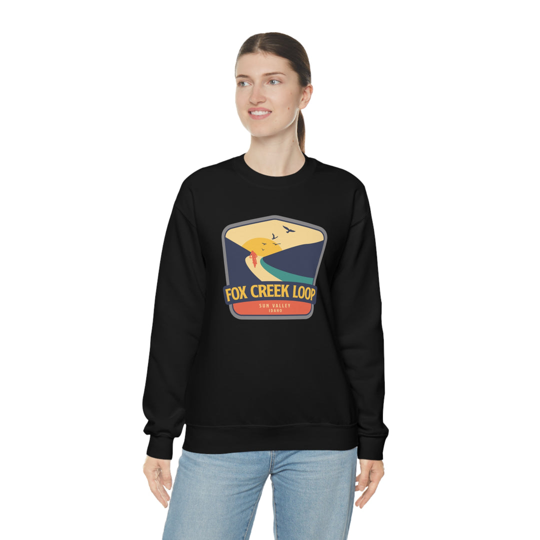 Fox Creek Loop - Sun Valley, Idaho Unisex Heavy Blend Crewneck Sweatshirt