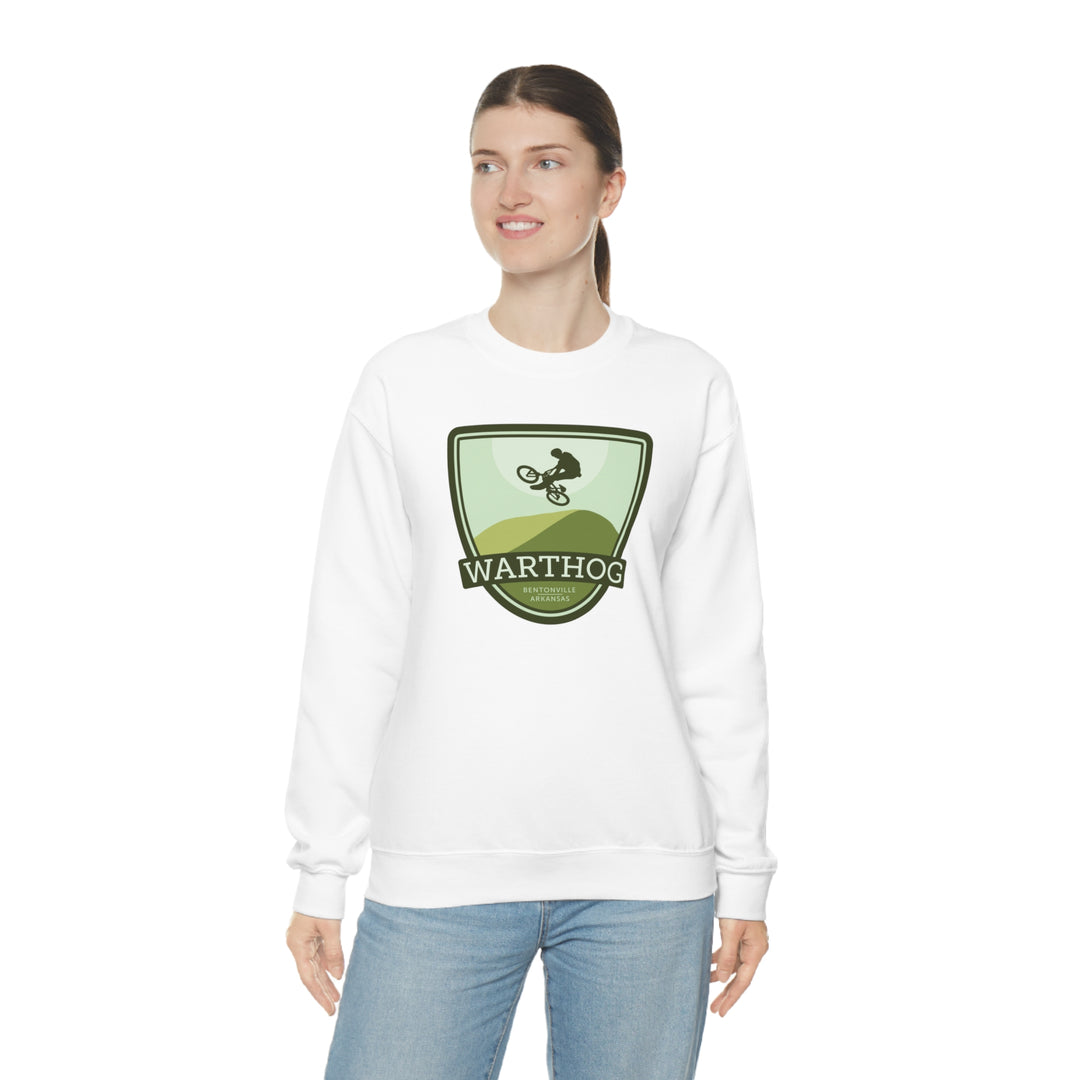 Warthog - Bentonville, Arkansas Unisex Heavy Blend Crewneck Sweatshirt