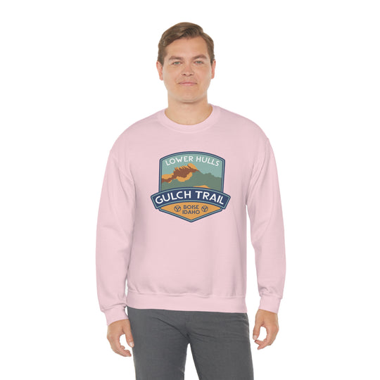 Lower Hulls Gulch Trail - Boise, Idaho Unisex Heavy Blend Crewneck Sweatshirt