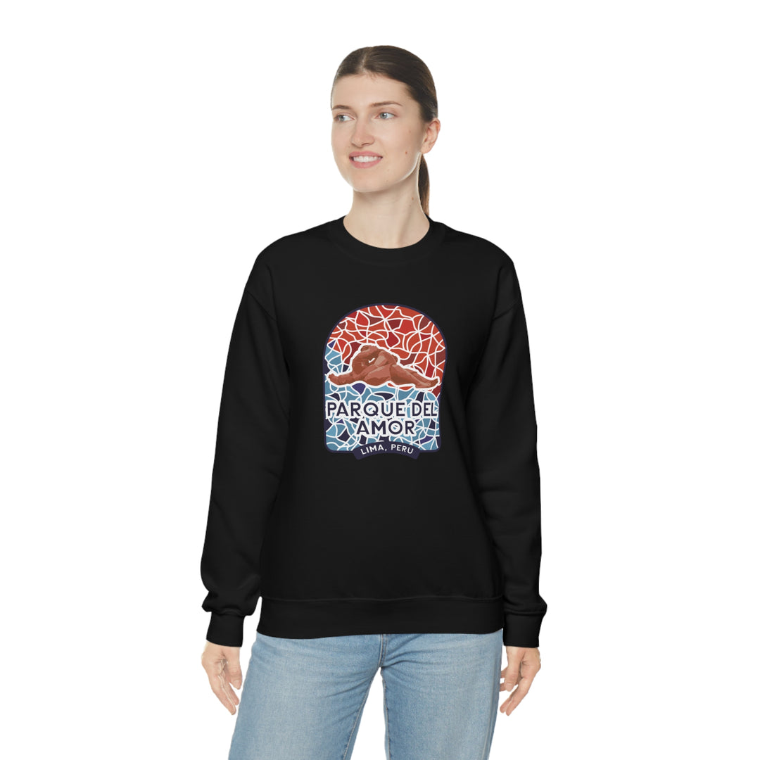 Parque del Amor - Lima, Peru Unisex Heavy Blend Crewneck Sweatshirt