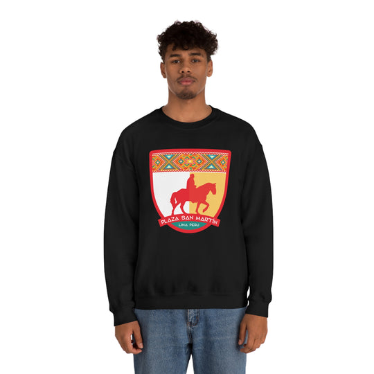 Plaza San Martín - Lima, Peru Unisex Heavy Blend Crewneck Sweatshirt