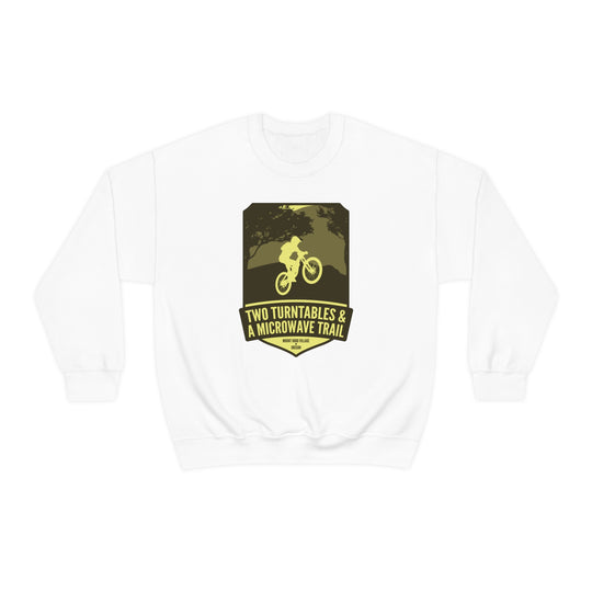 Two Turntables and a Microwave Trail - Mount Hood Village, OR Unisex Heavy Blend Crewneck Sweatshirt