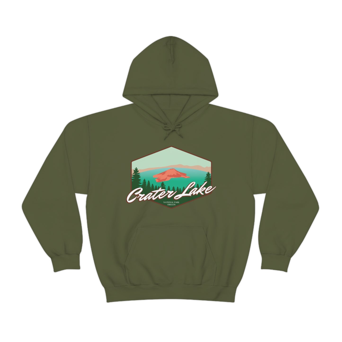 Crater Lake National Park Unisex Heavy Blend Hoodie Sweatshirt Oregon hiker gift