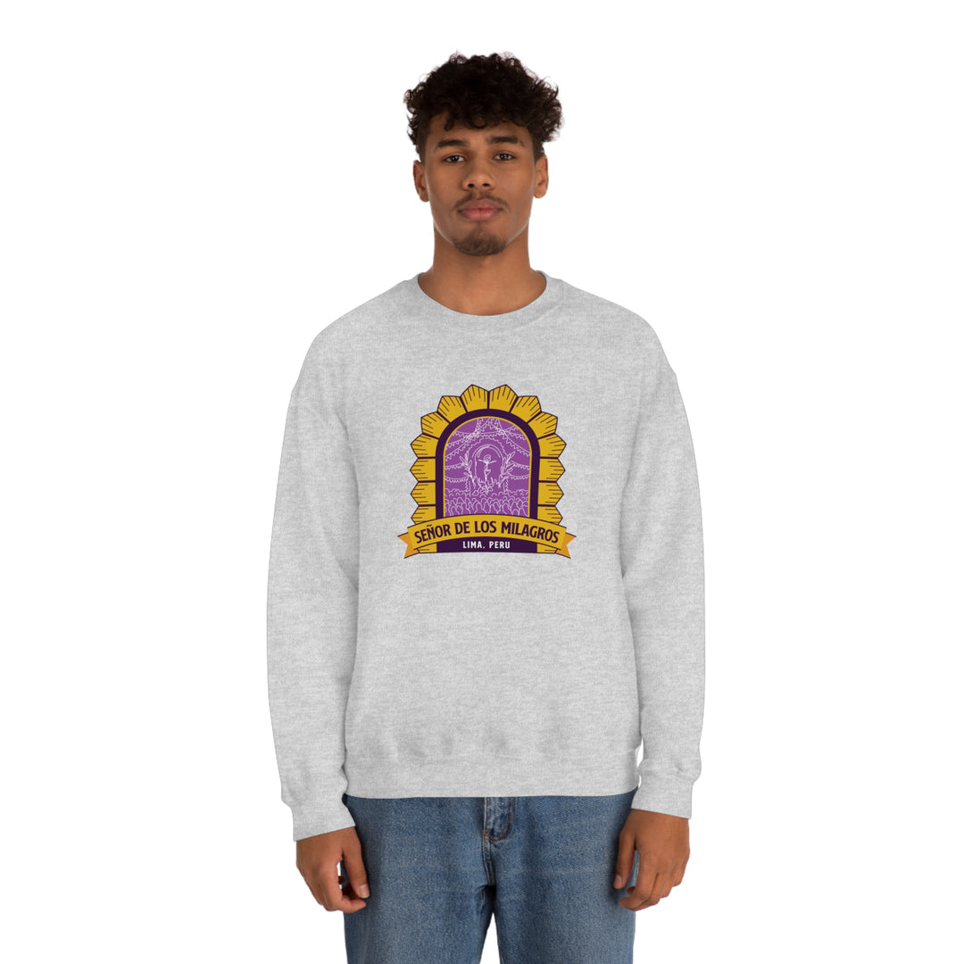 Senor de los Milagros - Lima, Peru Unisex Heavy Blend Crewneck Sweatshirt