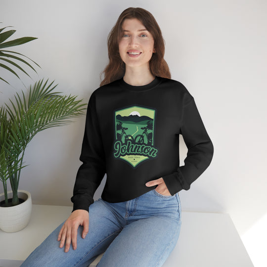 Johnson Pass Trail - Alaska Unisex Heavy Blend Crewneck Sweatshirt