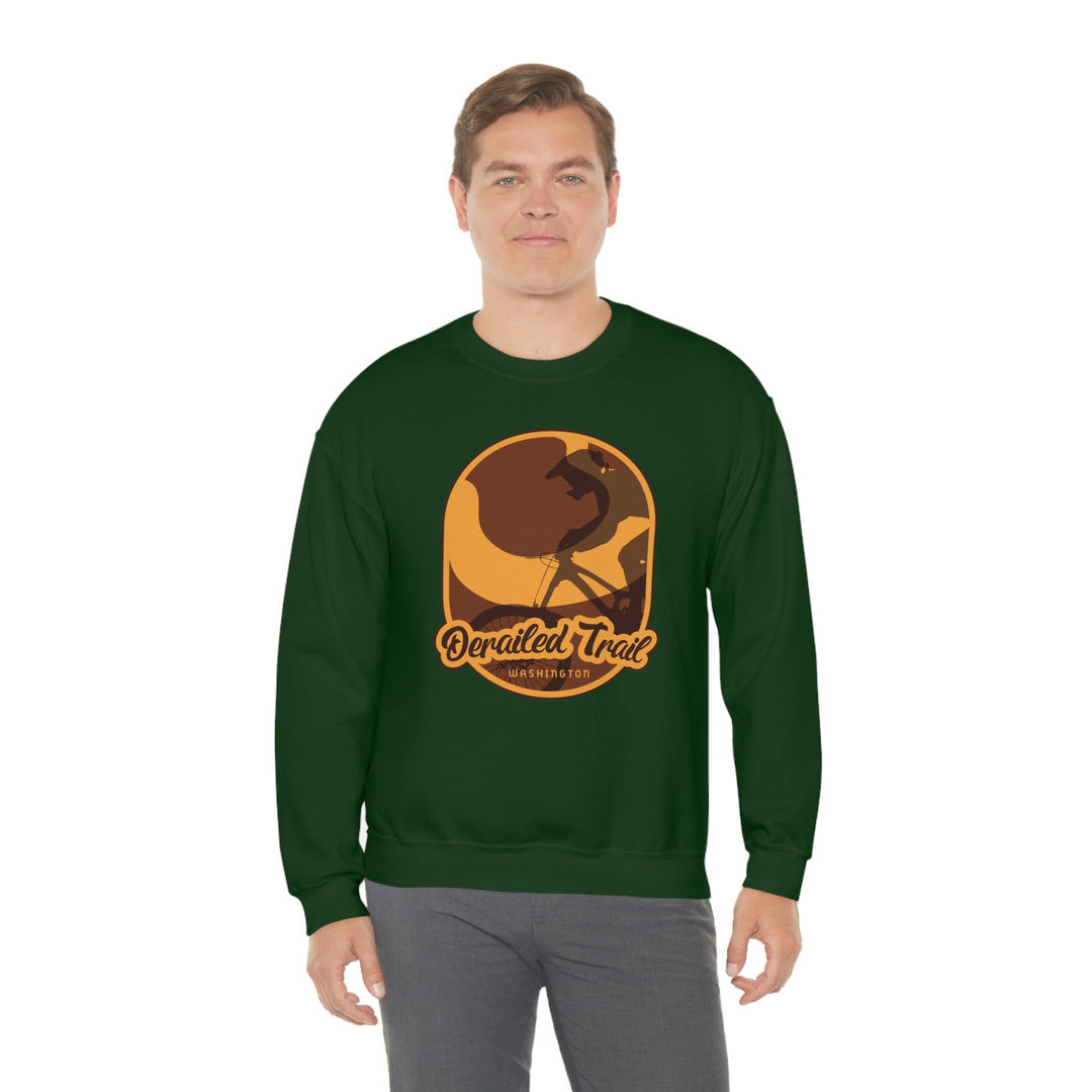 Derailed Trail - Washington Unisex Heavy Blend Crewneck Sweatshirt