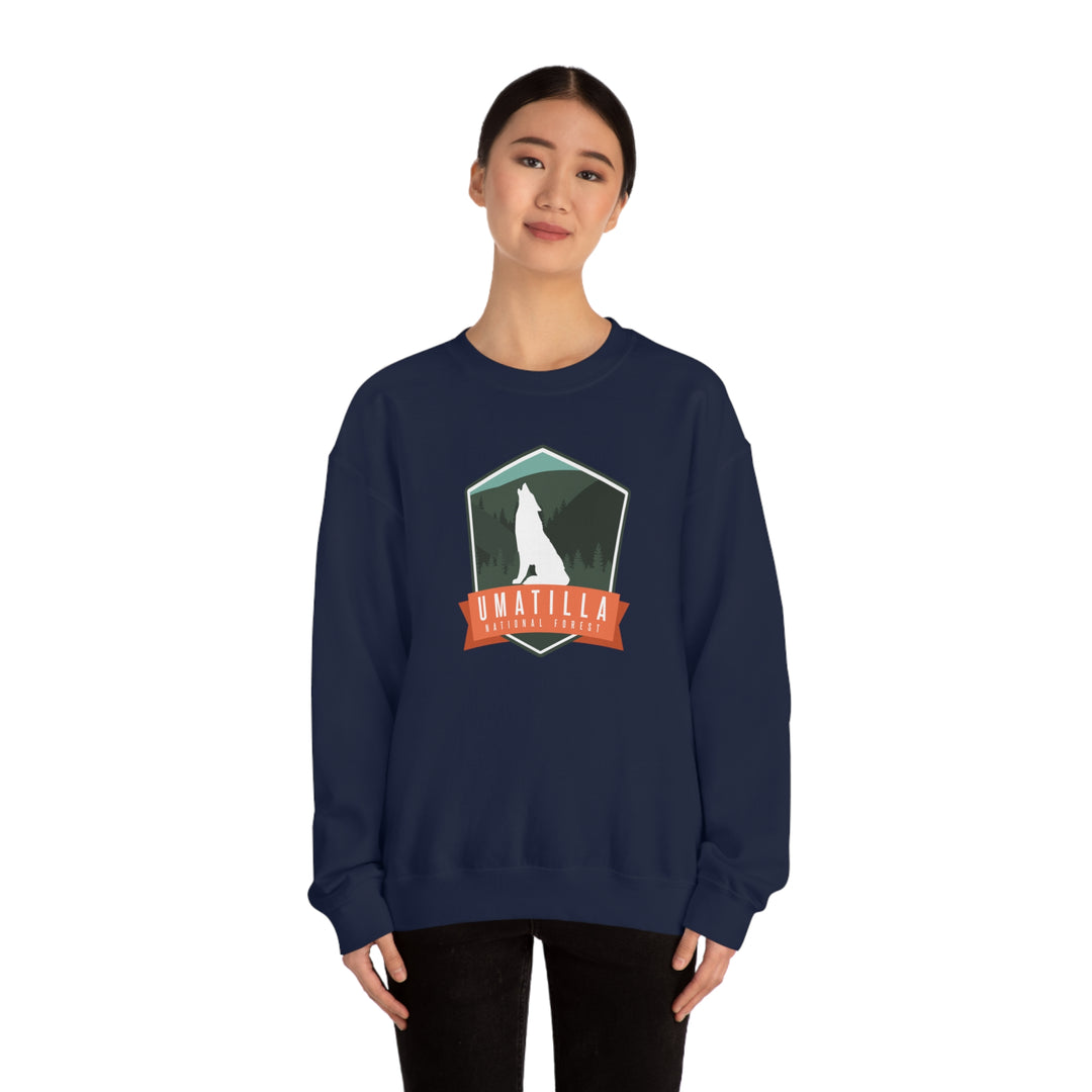 Umatilla National Forest Unisex Heavy Blend Crewneck Sweatshirt