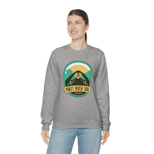 Pratt River Trail - Washington Unisex Heavy Blend Crewneck Sweatshirt