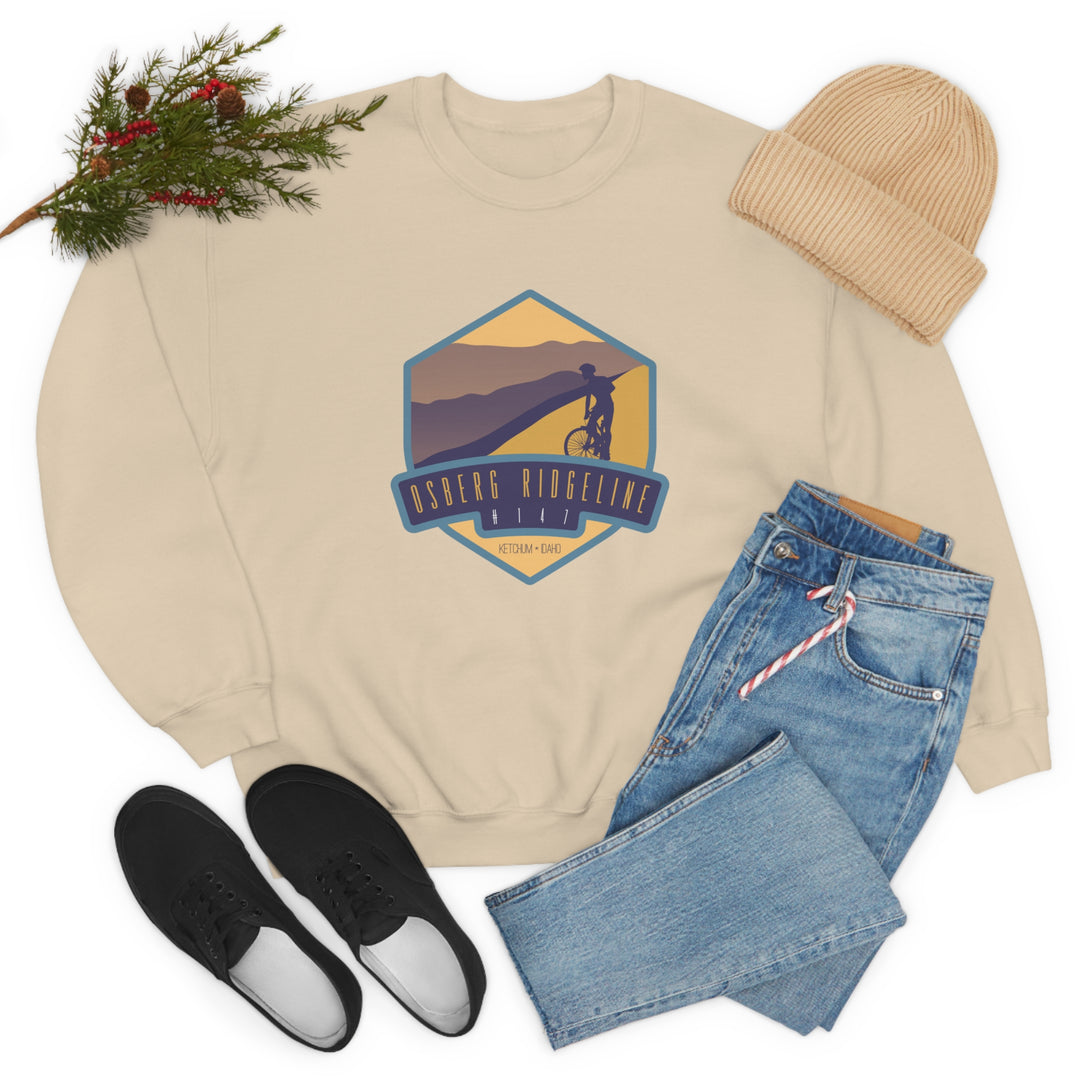 Osberg Ridgeline #147 - Ketchum, Idaho Unisex Heavy Blend Crewneck Sweatshirt