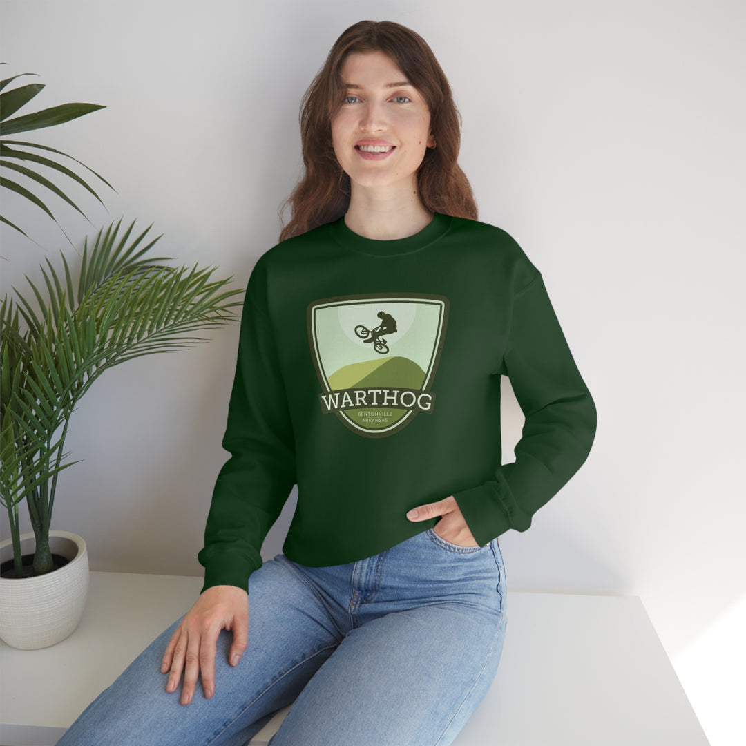 Warthog - Bentonville, Arkansas Unisex Heavy Blend Crewneck Sweatshirt