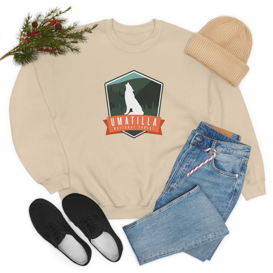 Umatilla National Forest Unisex Heavy Blend Crewneck Sweatshirt