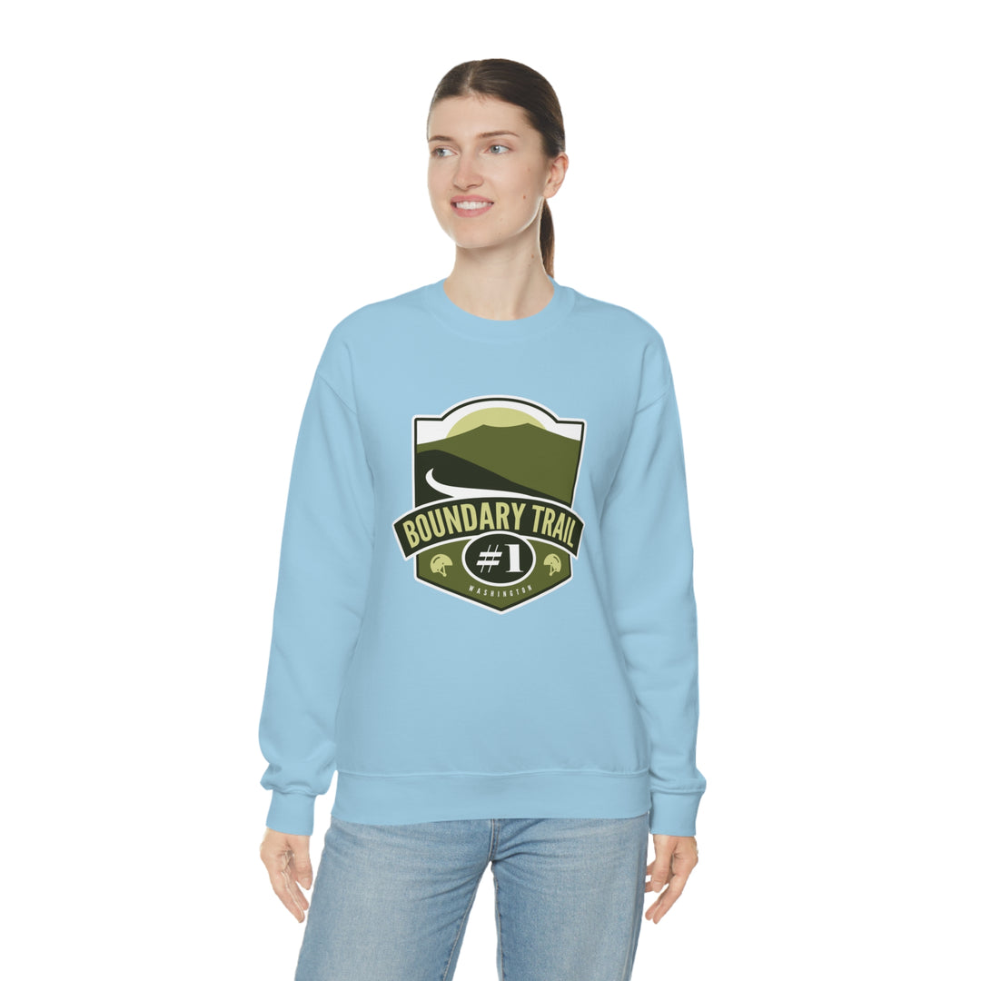 Boundary Trail #1 - Washington Unisex Heavy Blend Crewneck Sweatshirt