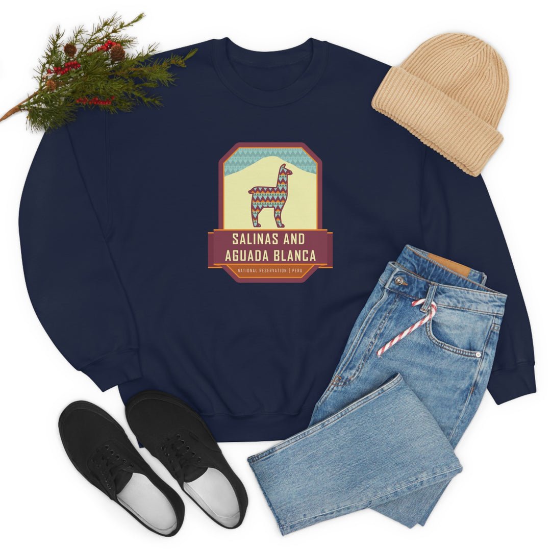 Salinas and Aguada Blanca National Reservation - Peru Unisex Heavy Blend Crewneck Sweatshirt