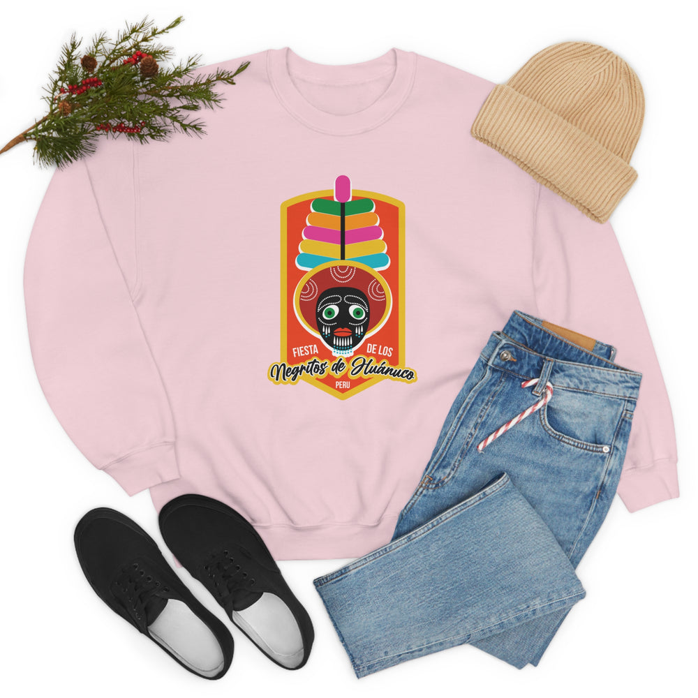 Fiesta de los Negritos de Huanuco - Peru Unisex Heavy Blend Crewneck Sweatshirt