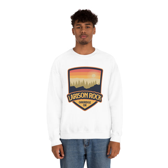 Larison Rock - Oakridge, Oregon Unisex Heavy Blend Crewneck Sweatshirt