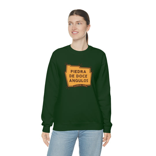 Piedra de doce angulos - Cuzco, Peru Unisex Heavy Blend Crewneck Sweatshirt