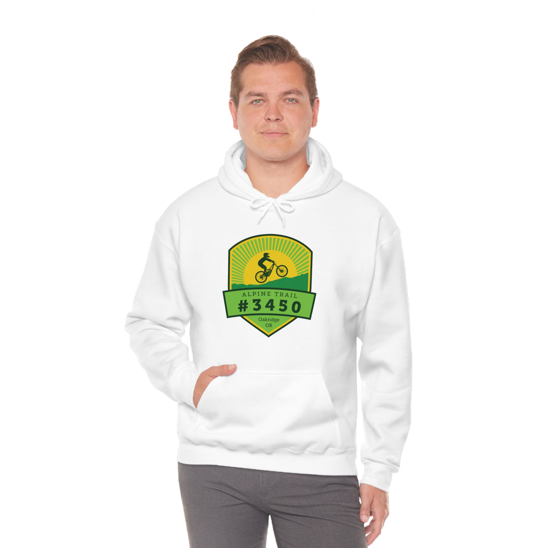 Alpine Trail #3450 - Oakridge, Oregon Unisex Heavy Blend Hooded Sweatshirt