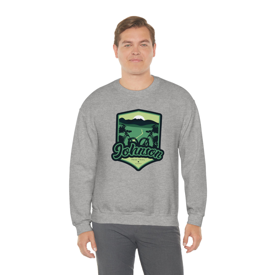 Johnson Pass Trail - Alaska Unisex Heavy Blend Crewneck Sweatshirt