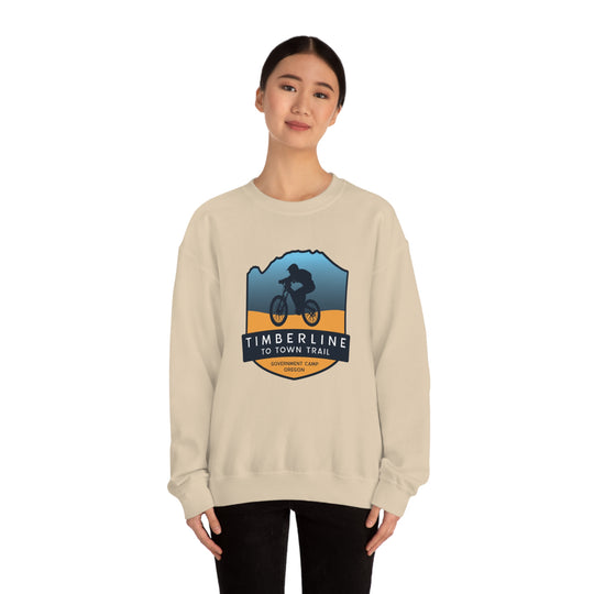 Timberline to Town Trail - Government Camp, Oregon Unisex Heavy Blend Crewneck Sweatshirt