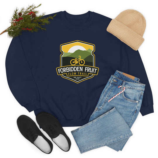 Forbidden Fruit Flow Trail - Sun Valley, Idaho Unisex Heavy Blend Crewneck Sweatshirt