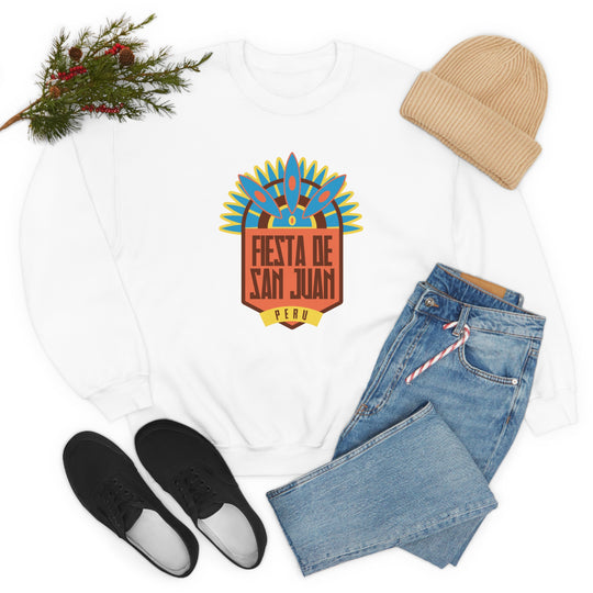 Fiesta de San Juan - Peru Unisex Heavy Blend Crewneck Sweatshirt