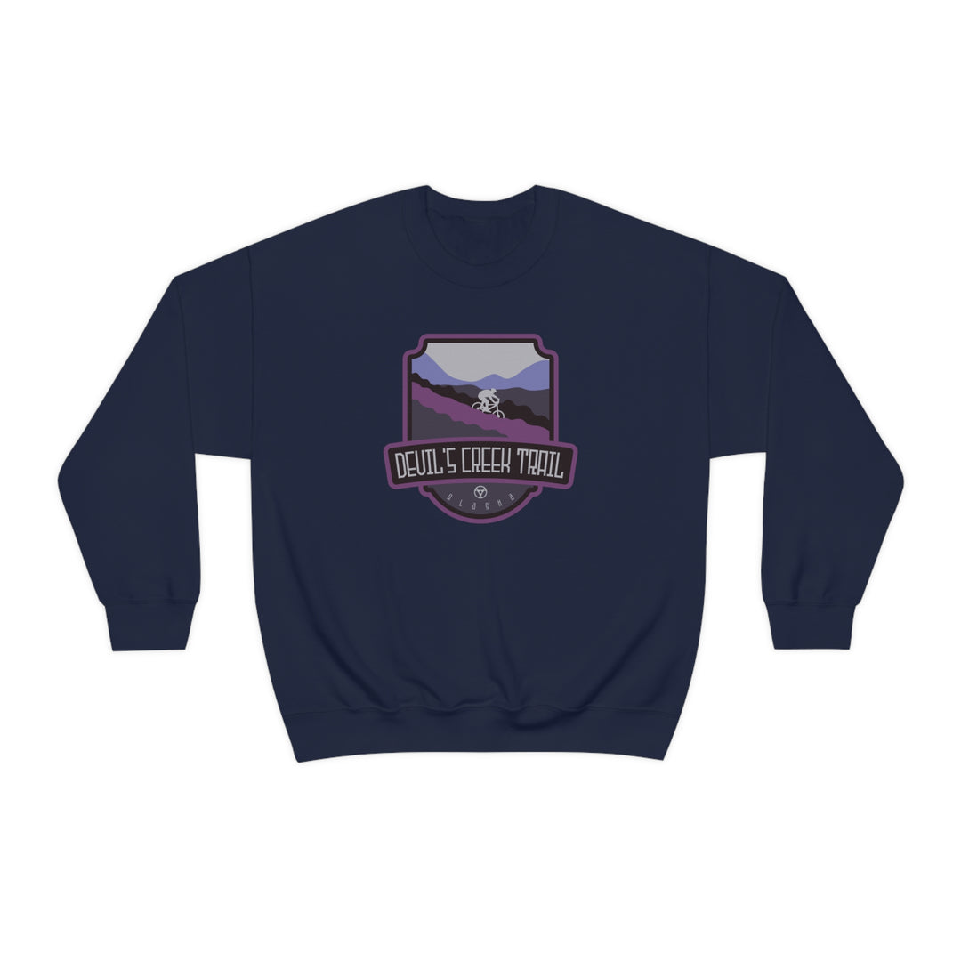 Devil's Creek Trail - Alaska Unisex Heavy Blend Crewneck Sweatshirt