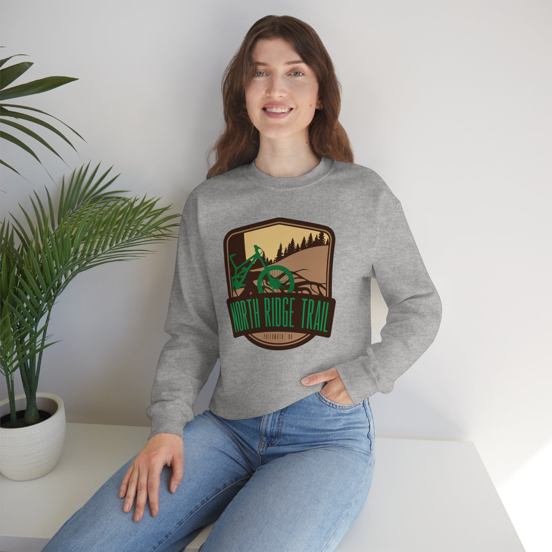 North Ridge Trail - Philomath, Oregon Unisex Heavy Blend Crewneck Sweatshirt