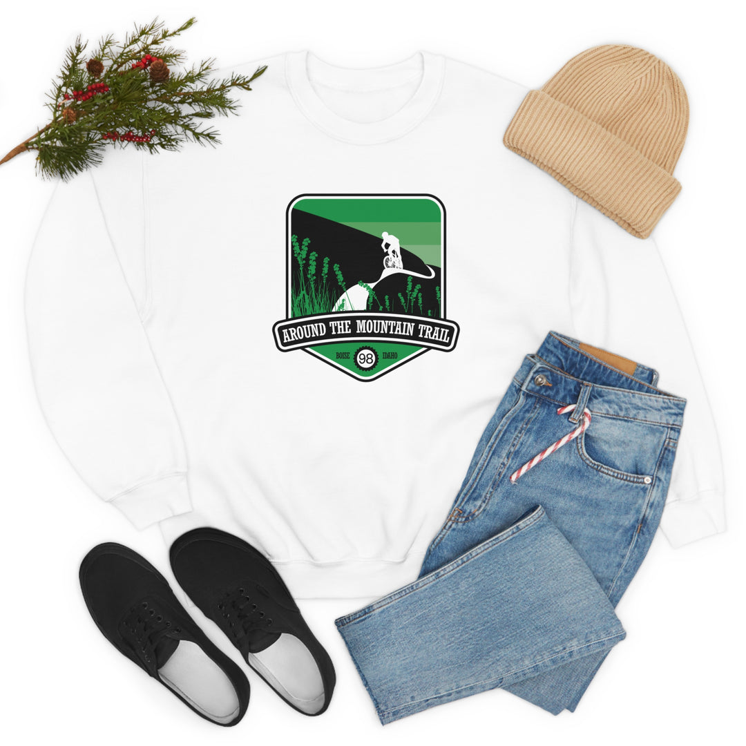 Around the Mountain Trail (98) - Boise, Idaho Unisex Heavy Blend Crewneck Sweatshirt