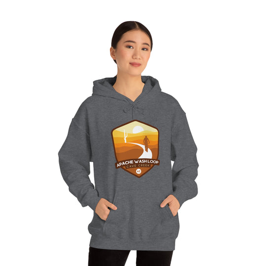 Apache Wash Loop - Cave Creek, Arizona Hooded Sweatshirt