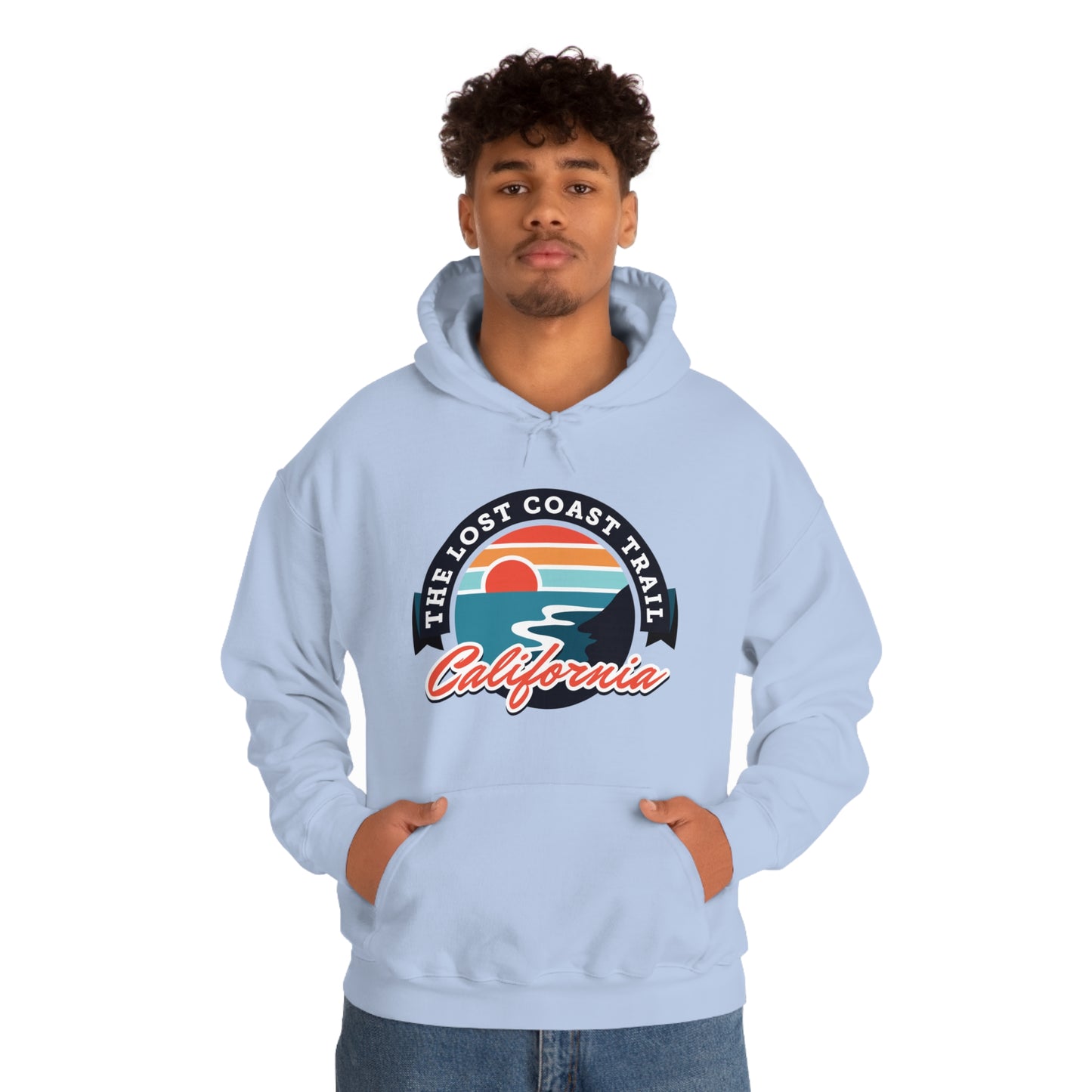 The Lost Coast Trail Unisex Heavy Blend Hoodie Sweatshirt - California, USA hiker gift