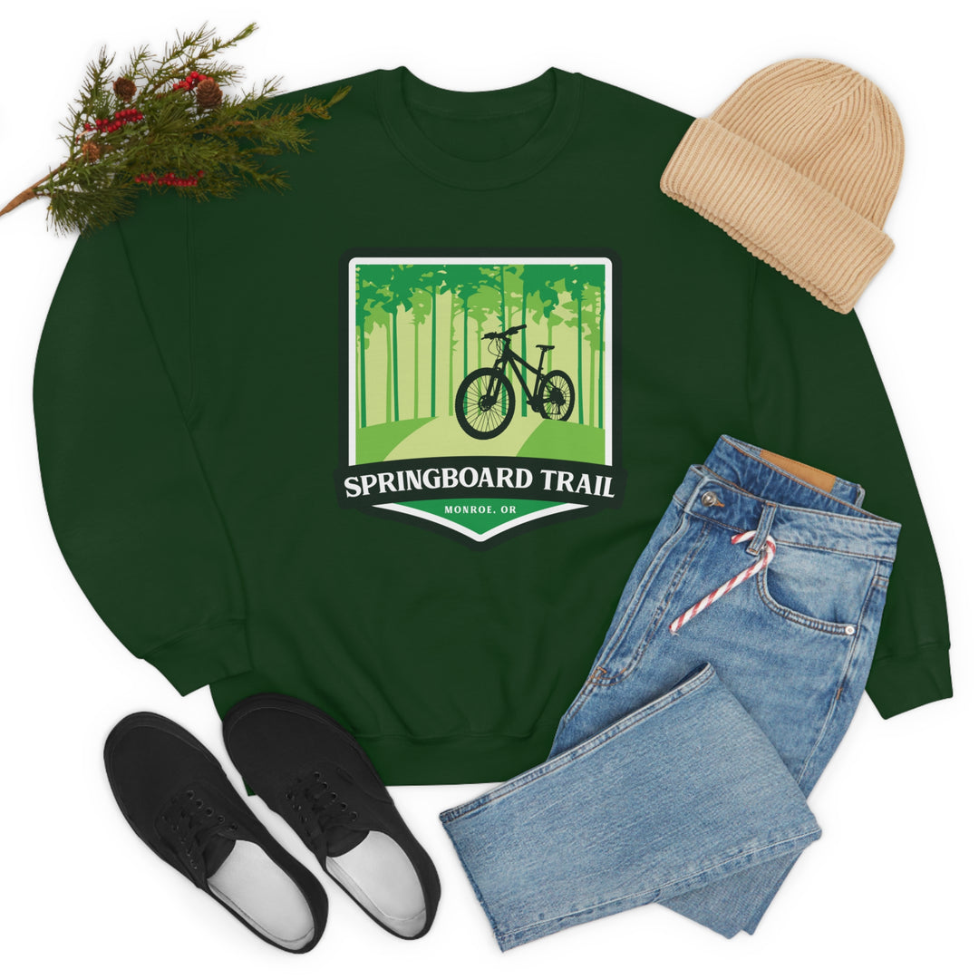 Springboard Trail - Monroe, Oregon Unisex Heavy Blend Crewneck Sweatshirt