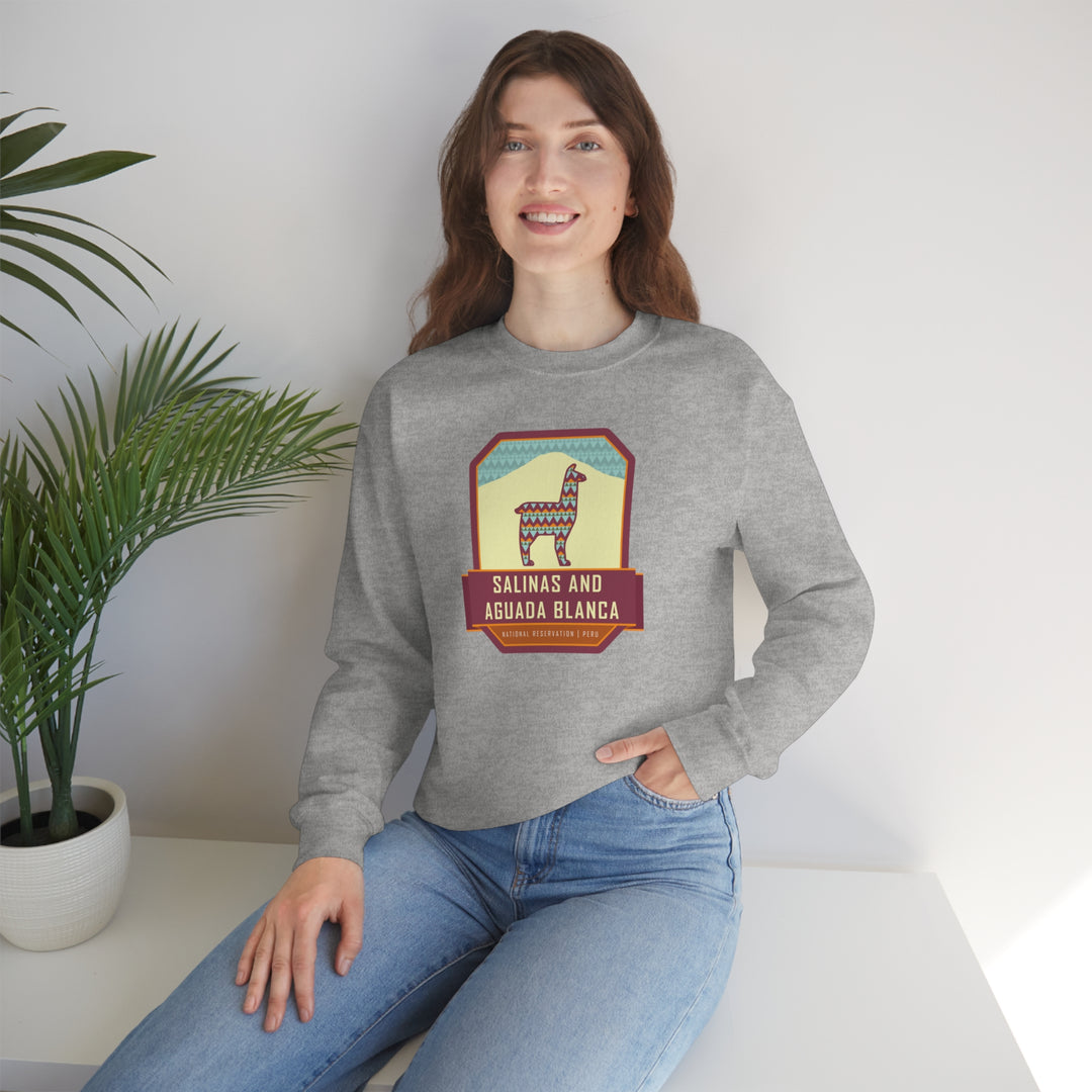 Salinas and Aguada Blanca National Reservation - Peru Unisex Heavy Blend Crewneck Sweatshirt