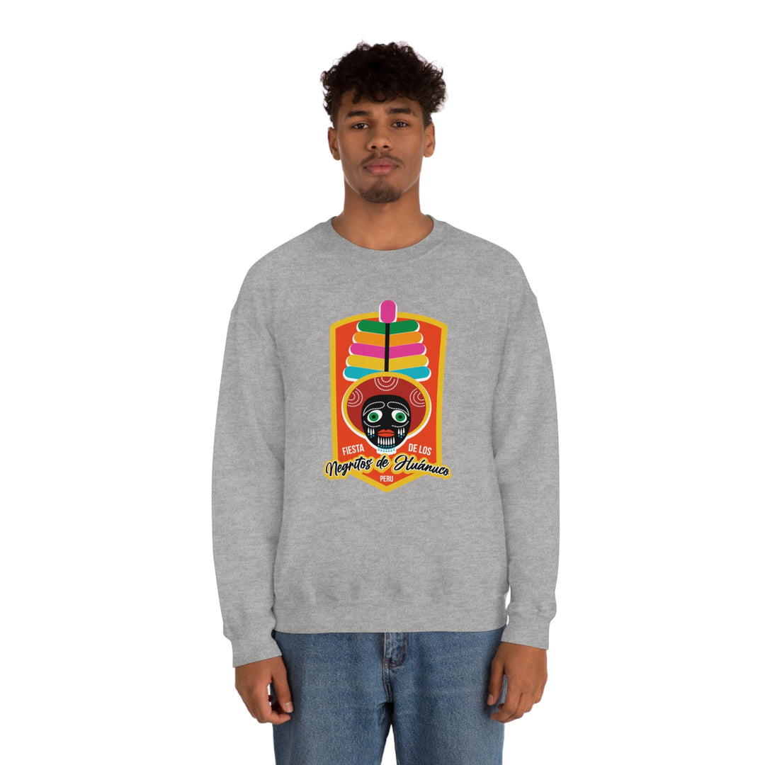 Fiesta de los Negritos de Huanuco - Peru Unisex Heavy Blend Crewneck Sweatshirt